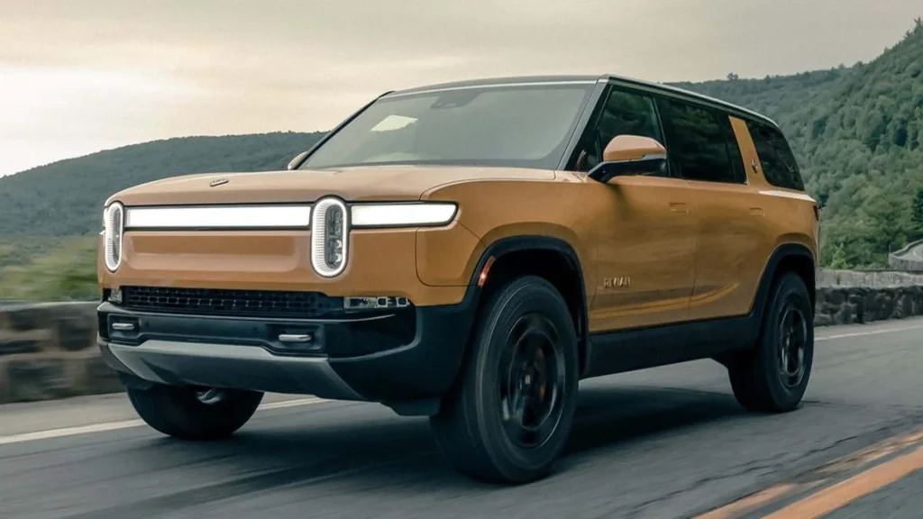Rivian R1S electric SUV serviced at a Rivian certified collision repair center